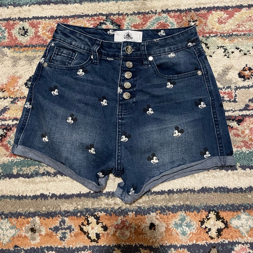 Disney Mickey Mouse Jean Shorts